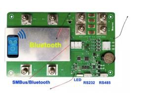 App Control BMS with I2C HDQ Bluetoothfor 10S